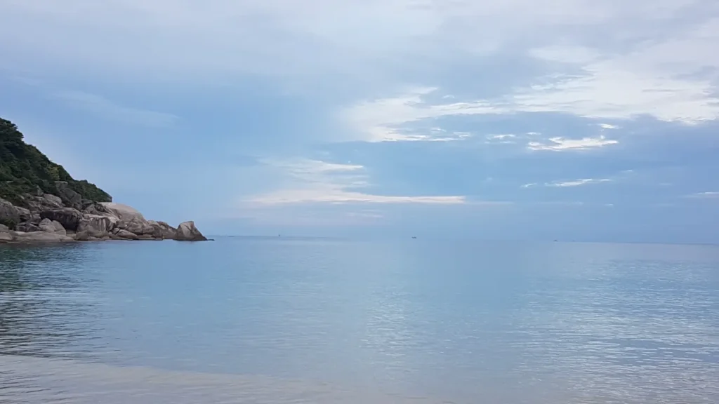 חוף קופנגן לקראת שקיעה